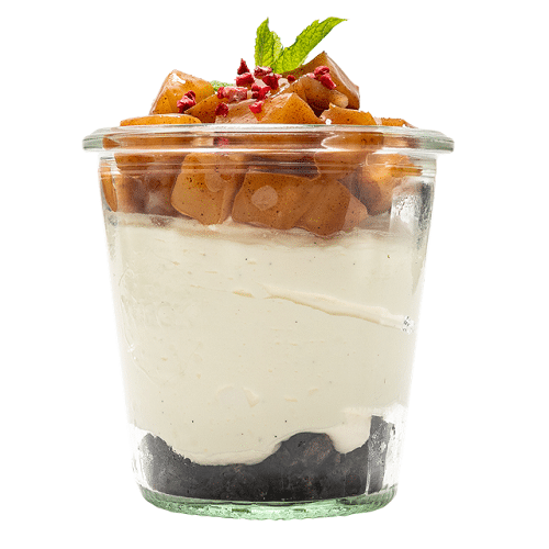 Cheesecake Apfel-Zimt