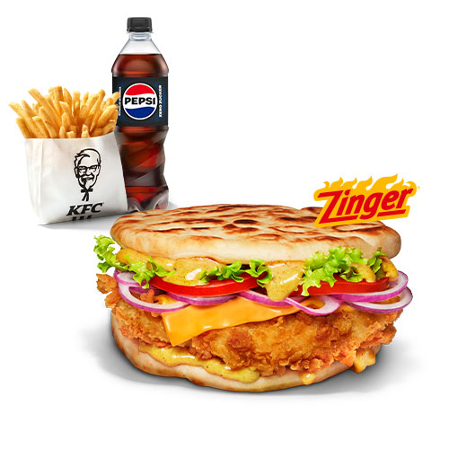 Zinger Tandoori Naan Menü