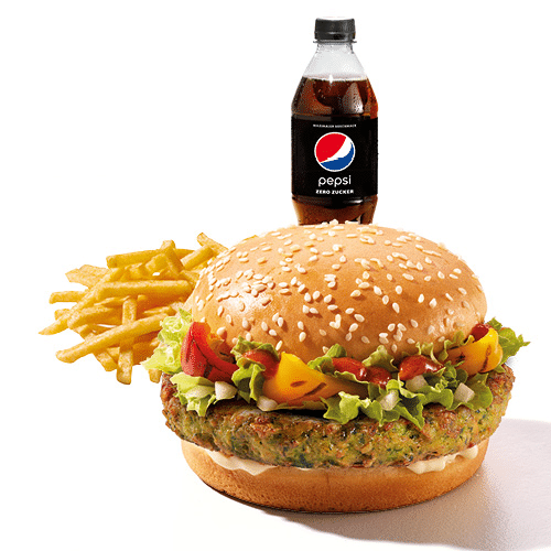 Veggie-Burger-Menü
