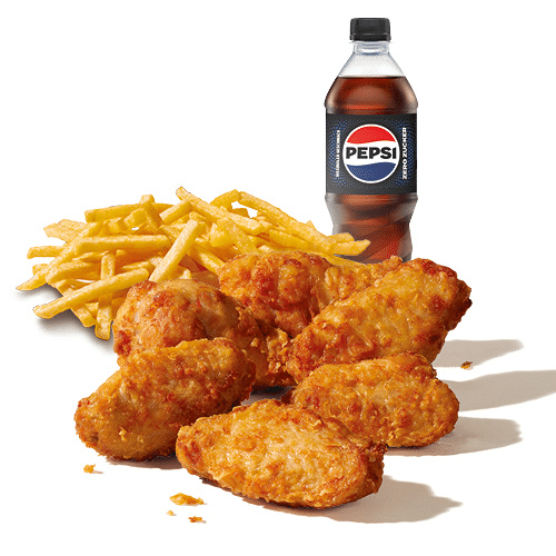 Crunchy-Chickenwings-Menü (18 Stück)