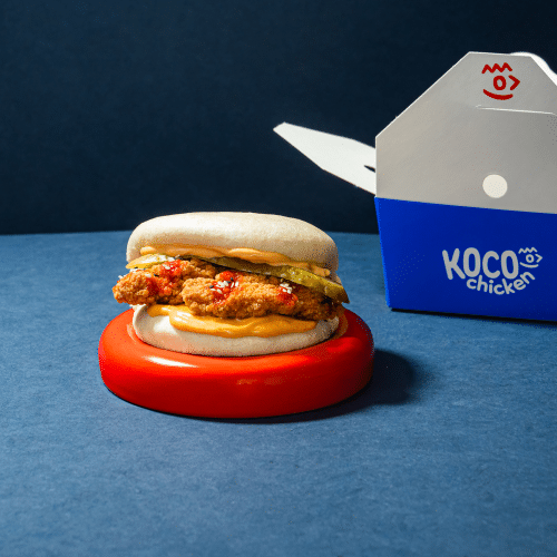 Korean Chili Bao Burger