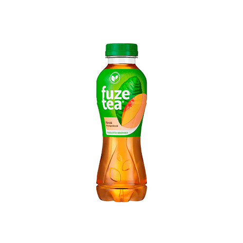 Fuze Tea Schwarzer Tee Pfirsich 0,4l (EINWEG)