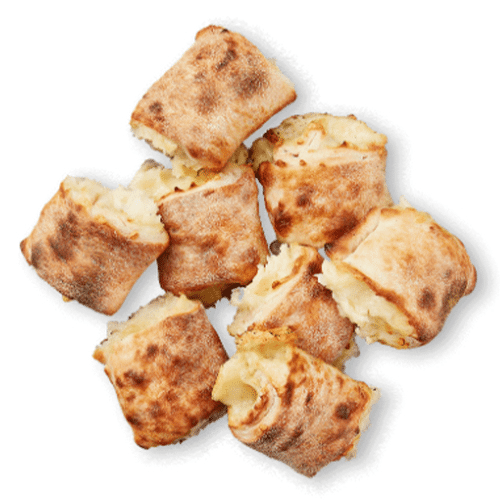 Gefüllte Pizzabrötchen mit Hinterschinken
