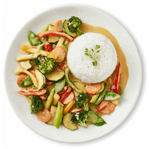 Gelbes Curry (vegetarisch)
