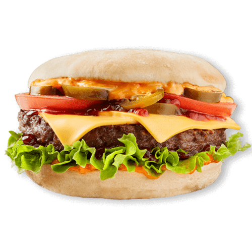 Hot Barbecue Burger (scharf)