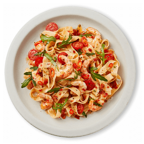 Pasta Hot Gambas (scharf)