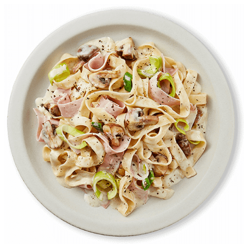 Pasta Schinken-Sahne