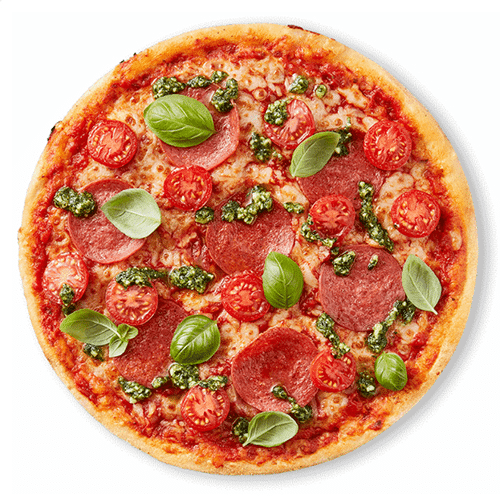 Pizza Liebevoll