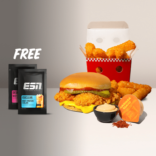 ESN Protein Burger Menu