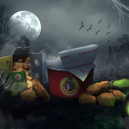 Halloween Wings Menu