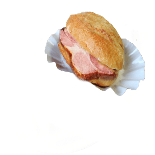 Kasselerkamm im Brötchen