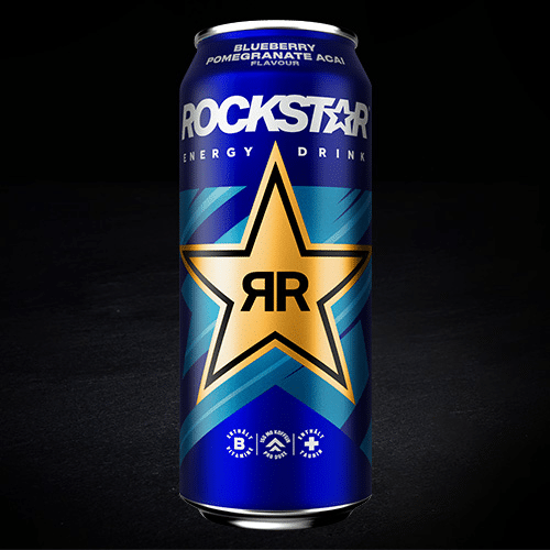Rockstar Blueberry Pomegranate Acai 0,5l (inkl. 0,25€ Pfand)