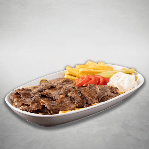 Rindfleisch Wrap Portion
