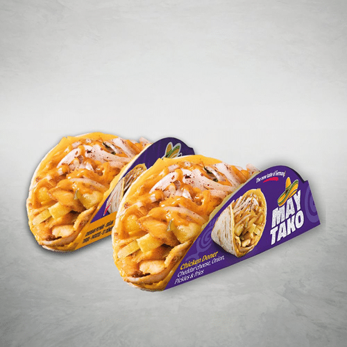 Doppeltes Chicken Döner Maytako Menü