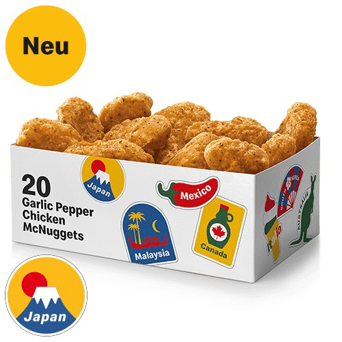 20 Garlic Pepper Chicken McNuggets