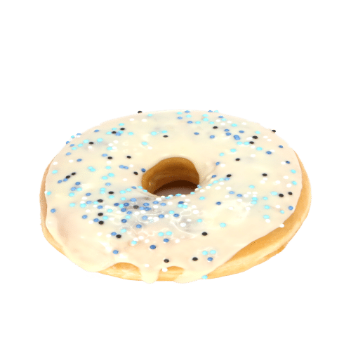 Monkey Classic Donut Monkey White