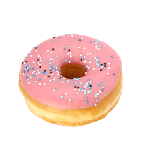 Monkey Classic Donut pinke Schokolade