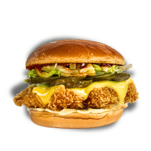 Cheesy Chicken Burger