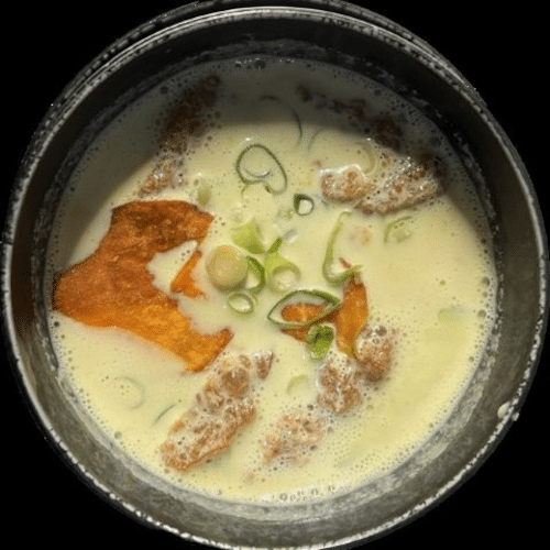 Kokos-Kürbis-Suppe (vegetarisch)