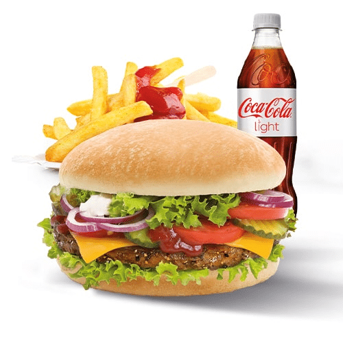 Classic Cheese Burger Menü