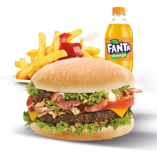 Steakhouse Cheese Burger Menü