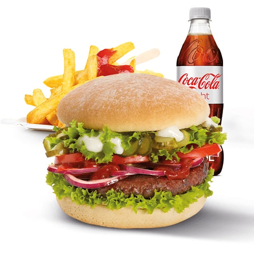 Vegan Max Burger Menü