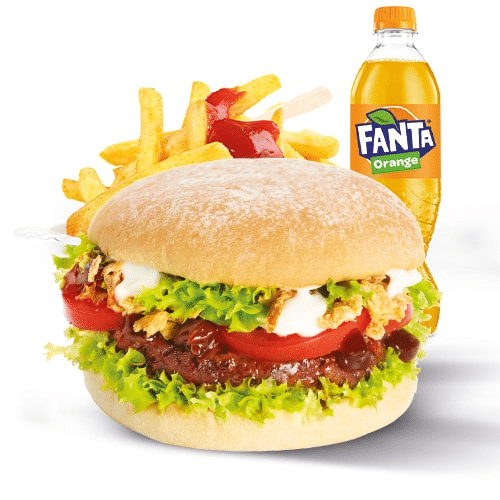 Vegan Steakhouse Burger Menü