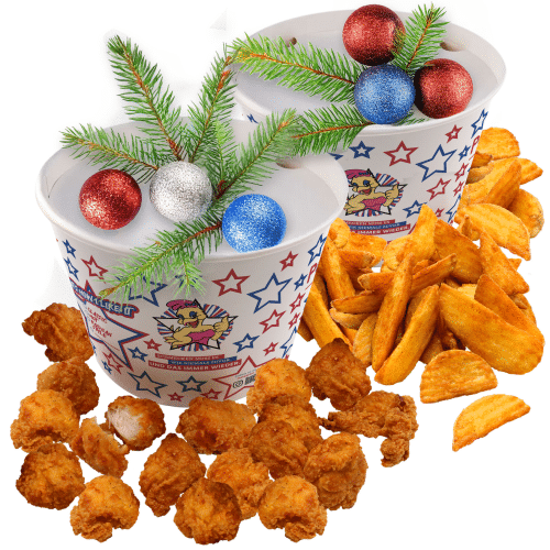 2 für 1 Chicken Mix Bucket