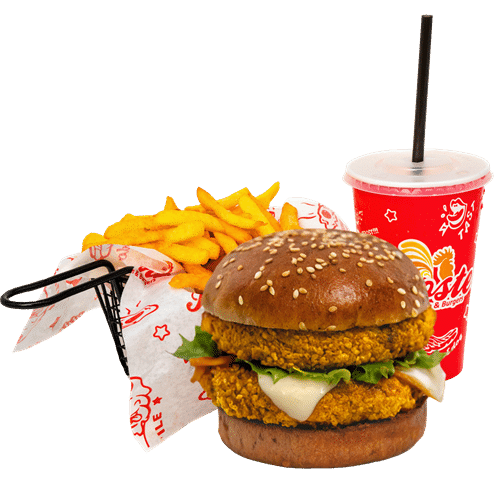 Mozzarella Chicken Burger Menü