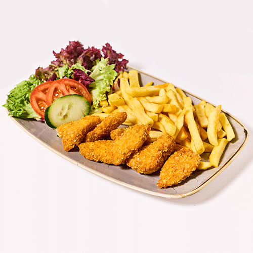 Hähnchen-Crossies