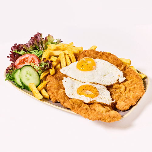 XXL Hamburger Schnitzel