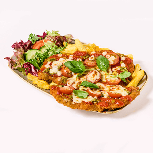 XXL Pizzaschnitzel Napoli