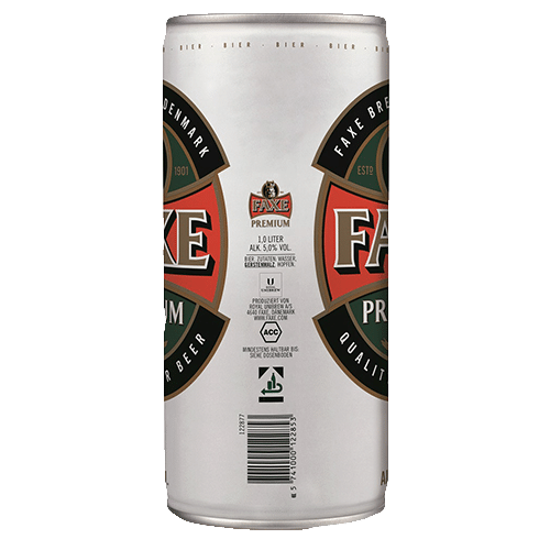 Faxe Danish Lager Beer 1,0l (Einweg)