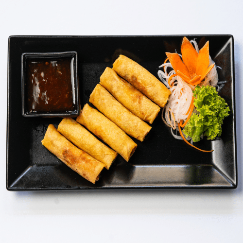 Vegetarische Frühlingsrollen (6 Stück)
