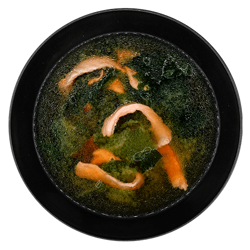 Miso Suppe mit Lachs