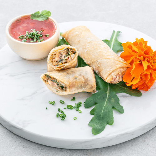 Frühlingsrolle Lachs (2 Stück)
