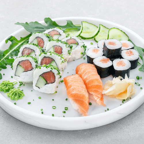 Lachs Menü