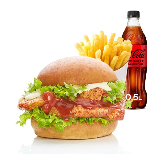 Sriracha Burger Menü