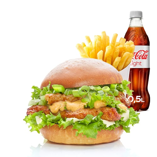 Peanut Delight Burger Menü