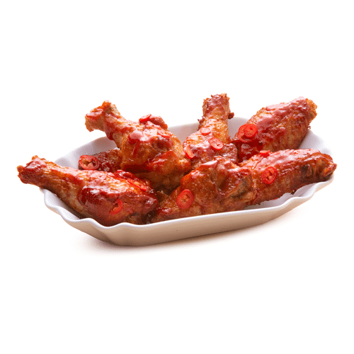 Sriracha Topped Wings (6 Stück)