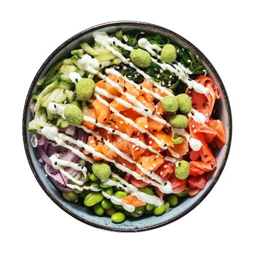 Wasabi Salmon Bowl