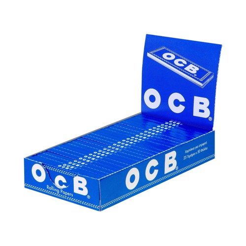 OCB Zigarettenpapier Blau kurz 1x50 Blättchen