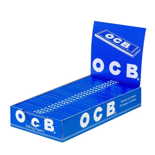OCB Zigarettenpapier Blau kurz 1x50 Blättchen