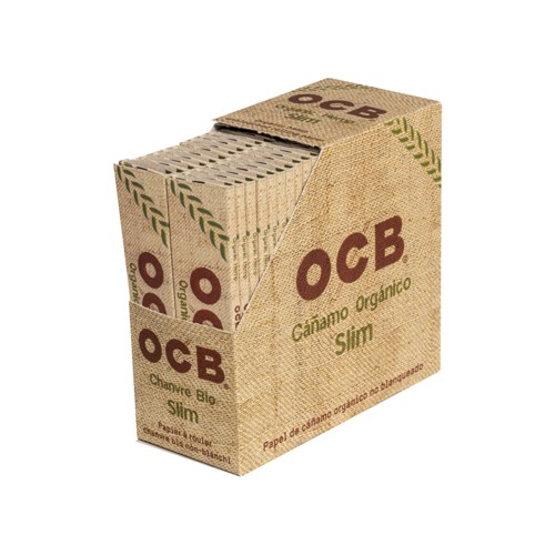 Ocb Zigarettenpapier Organic Slim Hanf 1x32 Blätchen