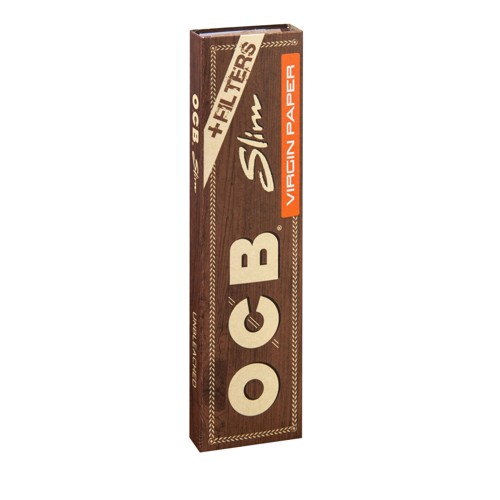 Ocb Unbleached Virgin Paper Slim -Tips 10g