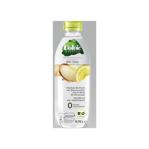 Bio Volvic Apfel Zitrone Ingwer 0.75l (EINWEG)