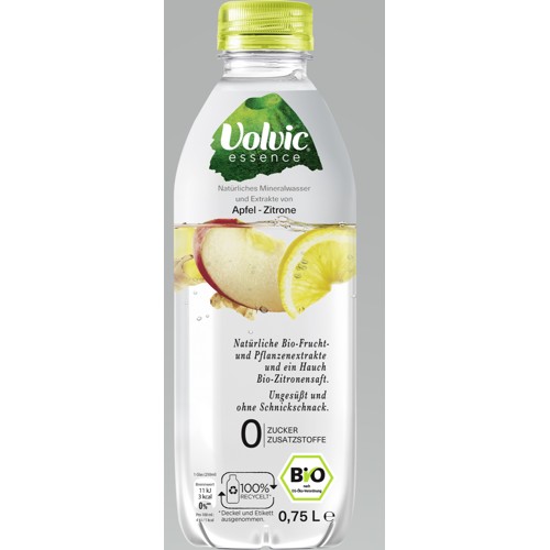 Bio Volvic Apfel Zitrone Ingwer 0.75l (EINWEG)
