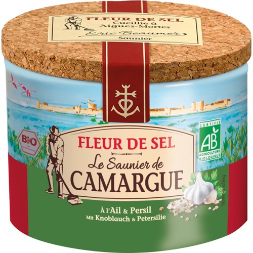Fleur de Sel Carmargue mit Knoblauch und Petersilie 125g
