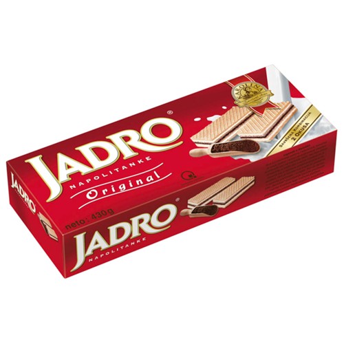 Jadro Original Waffeln mit Kakao 430g