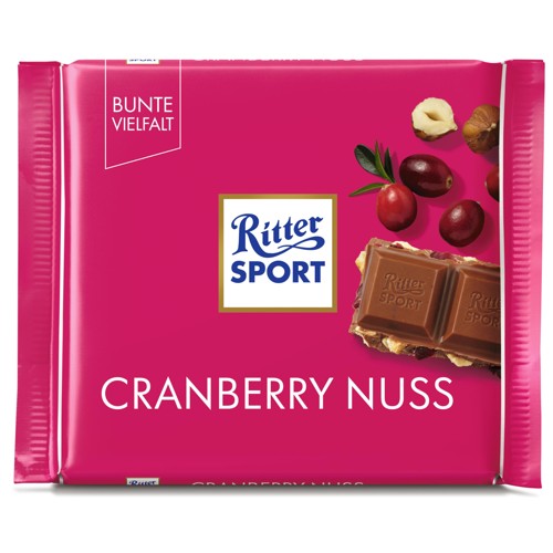 Ritter Sport Cranberry Nuss 100g